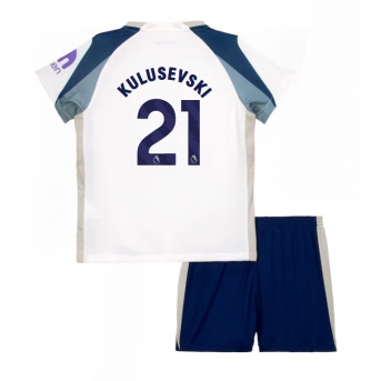 Billige Fotballdrakt Tottenham Hotspur Dejan Kulusevski #21 Replika Hjemmedraktsett Barn 2025-26 Kortermet (med bukser)
